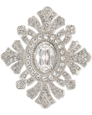 Grosse Crystal Statement Brooch, Series Trésor - Metallic