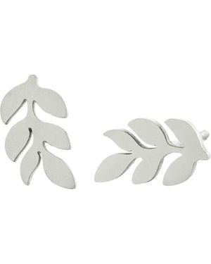 Starfish Project Rowen Leaf Stud Earrings - Metallic