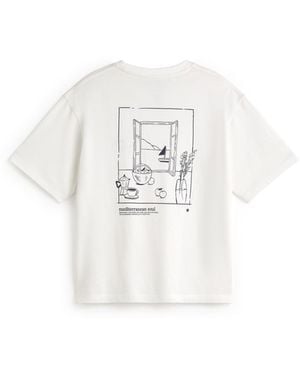 Thinking Mu Lucia Window View T-Shirt - White