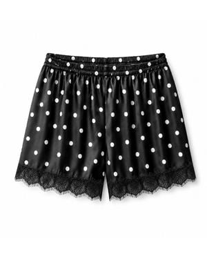 Noblesse Oblige Luna Shorts Polka Dot - Black