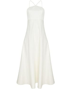 NAZLI CEREN Riley Midi Dress - White