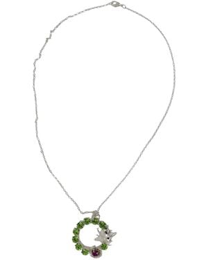 Vickisarge Circle Of Life Necklace - Black