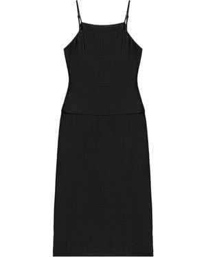 Nocturne Spaghetti Strap Maxi Dress - Black