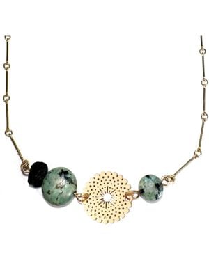 Rachel Nathan Western Horizon Necklace - Metallic