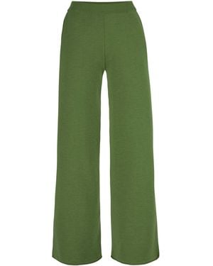SALANIDA Bene Merino Wide Trousers - Green