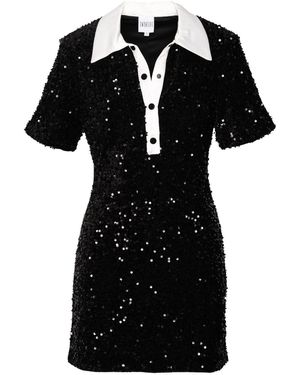 Ofuure Daya Sequin Mini Dress - Black