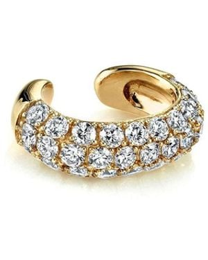 Aaria London Capri Crystal Cuff - Metallic
