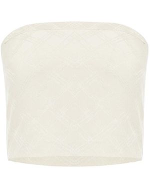 MARGOT VII Sky Nude Top - White