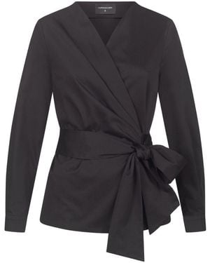 Marianna Déri Wrap Blouse - Black