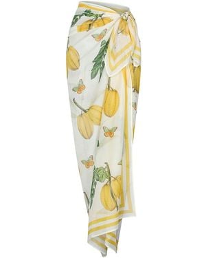 Aguaclara Pareo Scarf Fruits De Lest - Metallic
