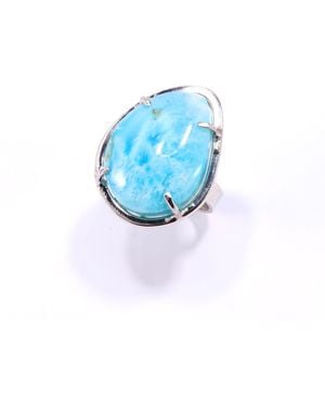 Mineralgems•Studio Larimar Ocean Ring - Blue