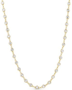 SHYMI Diamond Station Necklace - Metallic