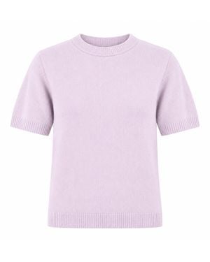 Anse Victorin Camilla Cashmere Pullover Orchid - Purple