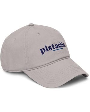 Anchor and Crew Pistachio Slogan Cotton Embroidered Cap - Grey
