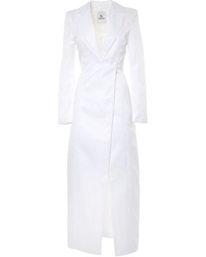 Brenda Agradi Party Blazer Evening Jacket Dress - White