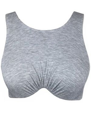 MONIQUE MORIN LINGERIE Core Wired Bra Top Fog - Grey