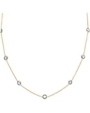 Auree Antibes Blue Topaz & Gold Vermeil Necklace - Multicolour