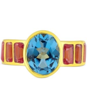GEM BAZAAR Delilah & Topaz Ring - Blue
