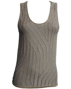 Maria Aristidou Bold Tank Top - Gray