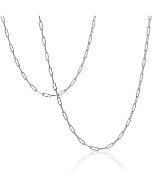 Cartography Paperclip Classic Chain Link - Metallic