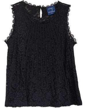 Tantra Spain Sl Sleeveless Lace Top - Black