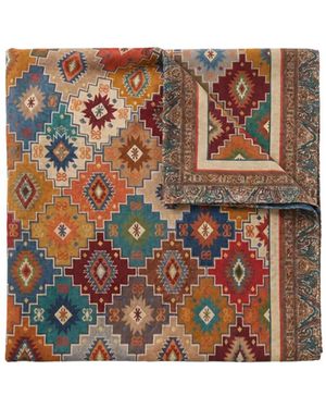 Adrift Clothing Heirloom Tapestry Scarf - Brown