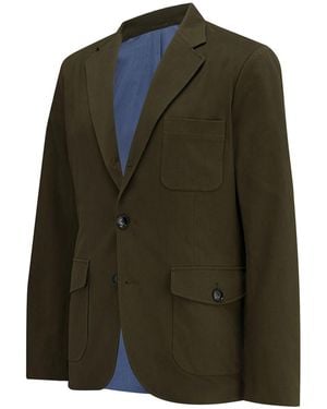 Guards London Ballard Cotton Blazer - Green