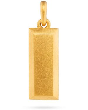 7879 Bullion Bar Pendant - Metallic