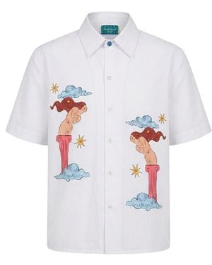 King Naked Velvet Silence Shirt - White