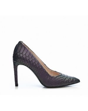 Mariano Shoes Pavia Court Shoes Lilac - Blue