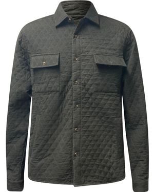 Vustra Everglade Quilted Overshirt - Grey