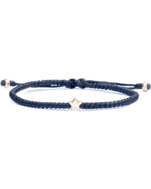 Harbour UK Bracelets Star & Rope Adjustable Dainty Bracelet For - Blue