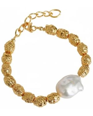 Angel Barocco Baroque Pearl Bracelet - Metallic