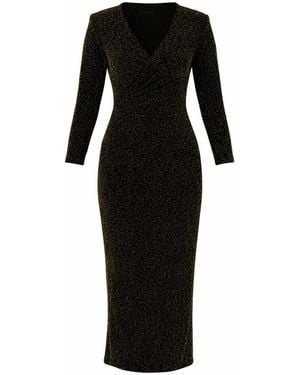 SACHA DRAKE Lenora Midi Dress - Black