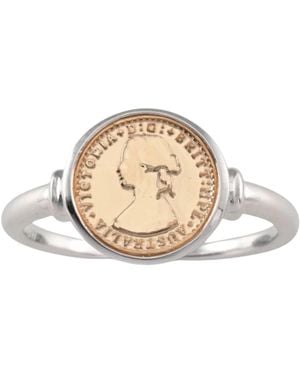 Von Treskow Micro Coin Ring - Natural