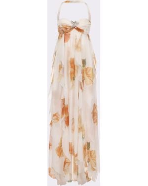 Nana Jacqueline Floral Mariah Dress - Natural