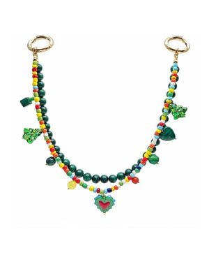 Farra Christmas Tree Malachite Bag Charm - Blue