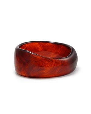 Hye Jane Jewelry Tortoise Forma Bangle - Red