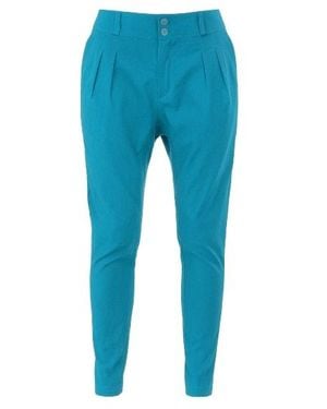 Conquista Tailored Harem Style Pants - Blue
