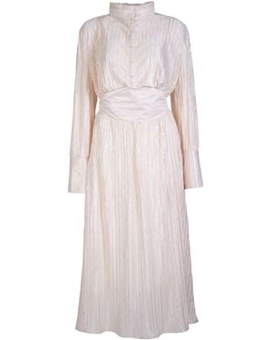 NUMBAT Neutrals Beatrice Vintage-Inspired Pleated Maxi Ensemble - Purple