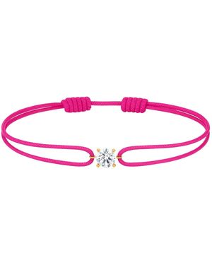 Dyamka Diamond Cord Bracelet - Purple