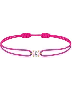 Dyamka Diamond Cord Bracelet - Purple