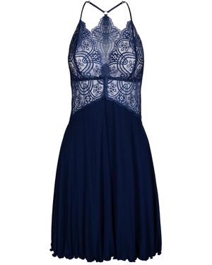 Oh!Zuza Lace-Trimmed Camisole Nightgown - Blue