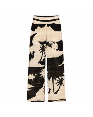 Muche Et Muchette Kha Side Slit Trousers - Black