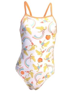 Julia Clancey Feeling Peachy Peach Swim Suit - Metallic