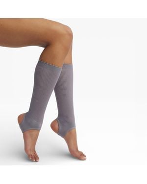HIGH HEEL JUNGLE by KATHRYN EISMAN Show Pony Fine Strirrup Socks - Grey