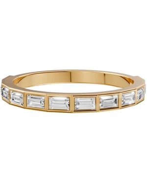 Aya Fine Jewelry Baguette Lab Diamond Wedding Band - Metallic
