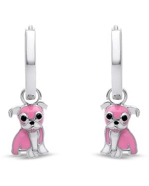 Cloud Haven Bulldog Hoops - Pink