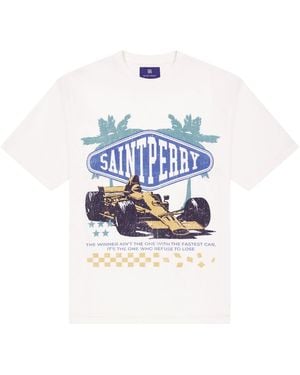 SAINT PERRY Fast Car Tee - Grey