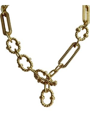 Laura Gray Milly Toggle Necklace - Metallic